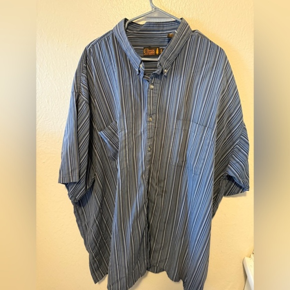 Copper Canyon 5x Blue Striped Shirt 👔